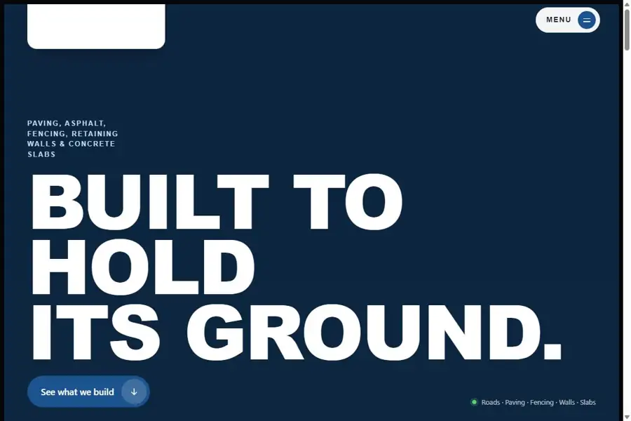 Ngubane Contractors Website Preview