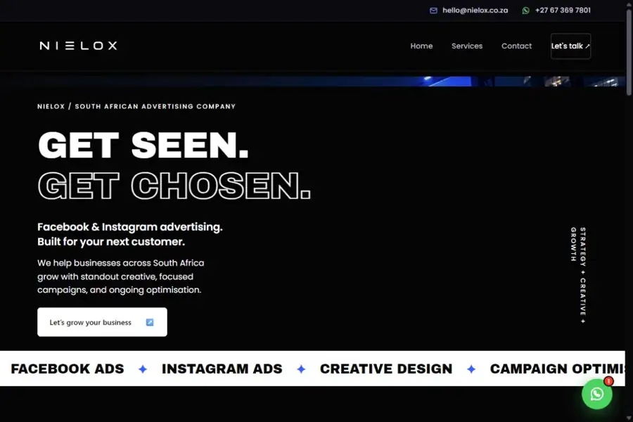 Nielox Website Preview