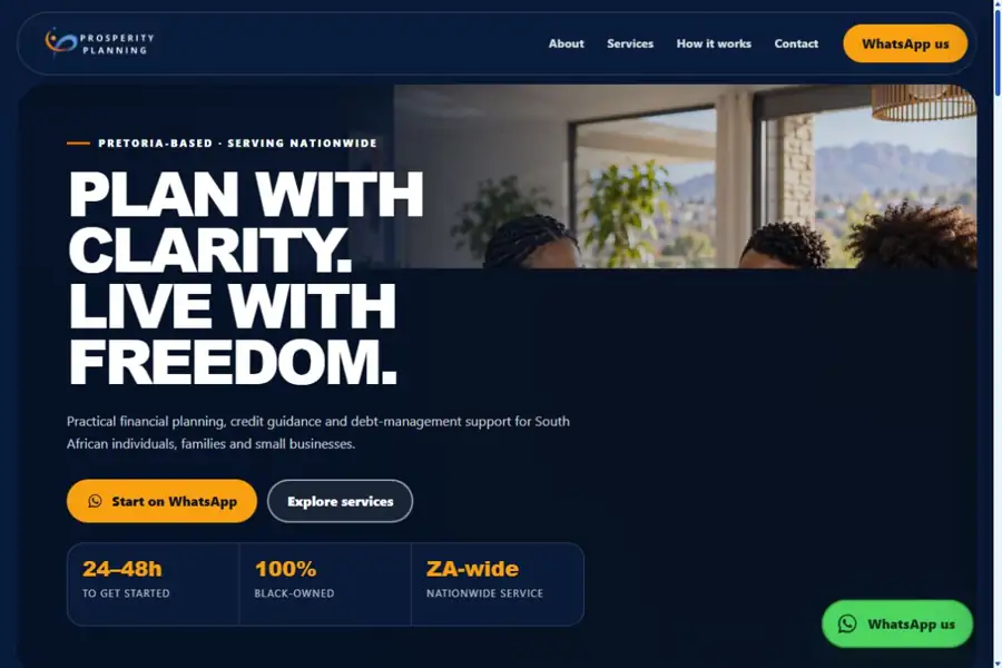 Prosperity Planning Website Preview