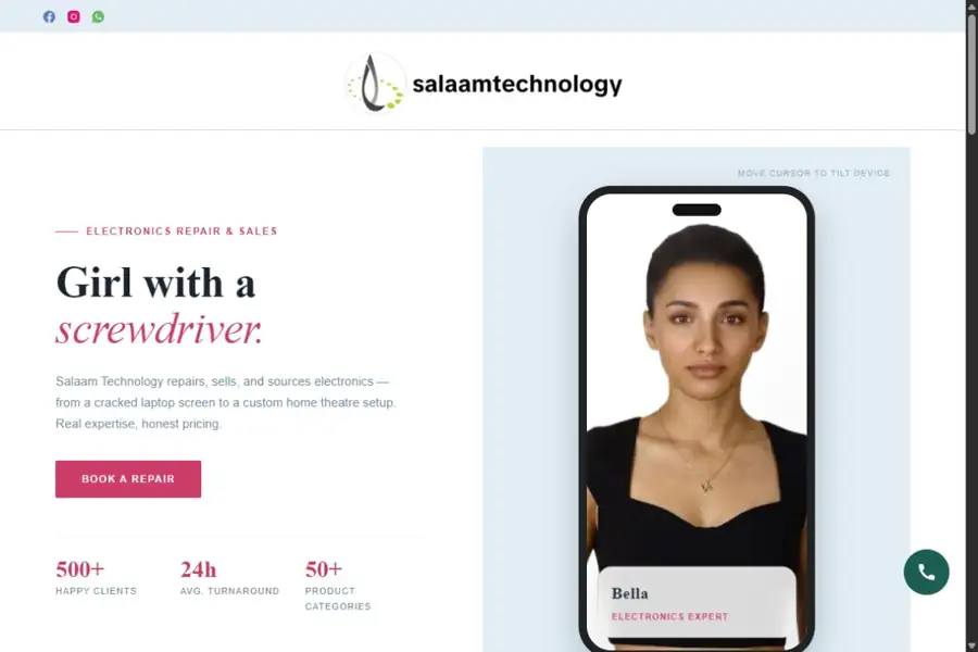 Salaam Technology Website Preview