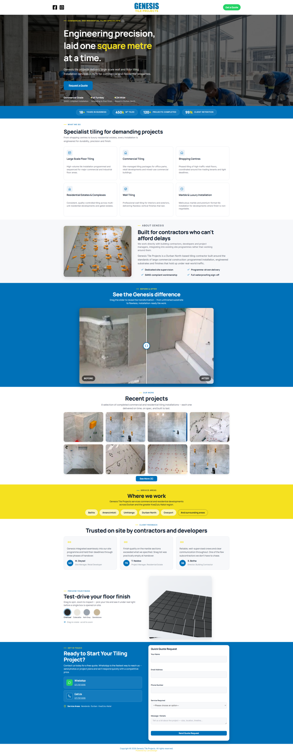 Genesis Tile Project — Commercial and Residential Tiling Specialists