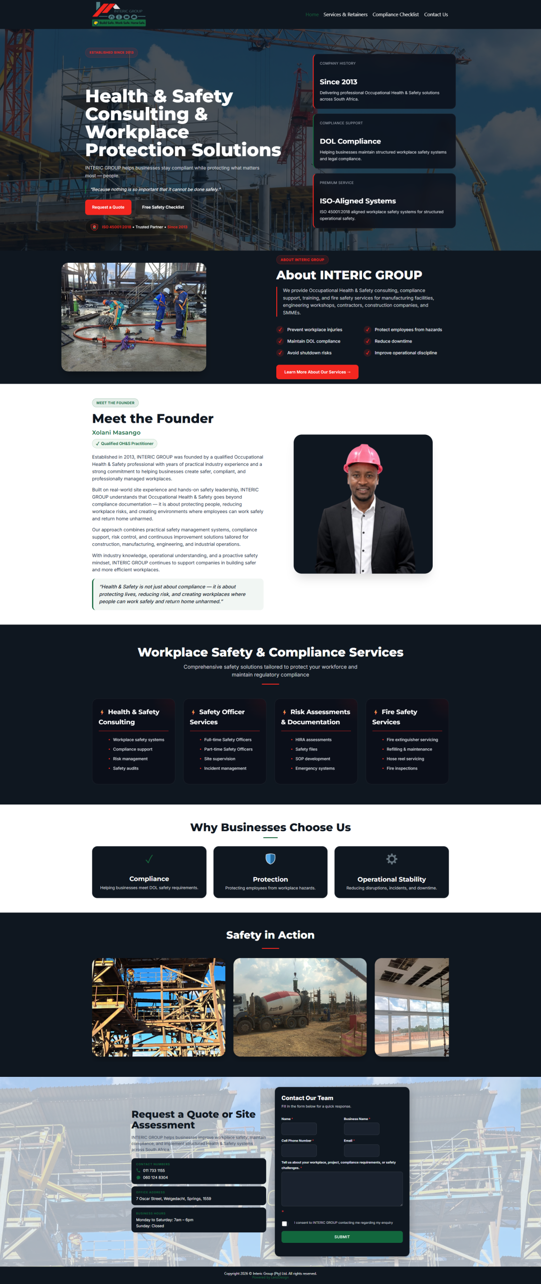 Intericgroup — Health & Safety Consulting